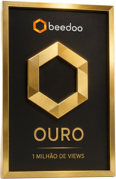 Placa Beedoo Impact Award — nível Ouro